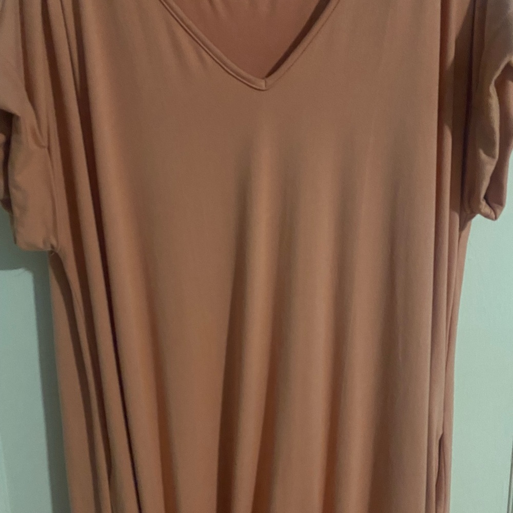 Peach Colored Maxi Dress size L
